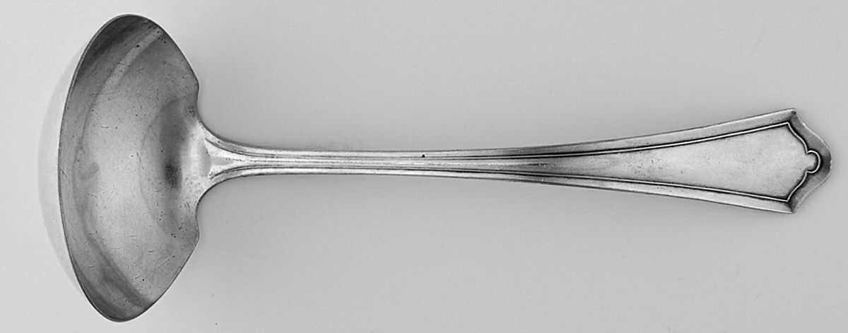 Vernon-Ashley (Silverplate, 1917) Solid Gravy Ladle by Oneida Silver-1