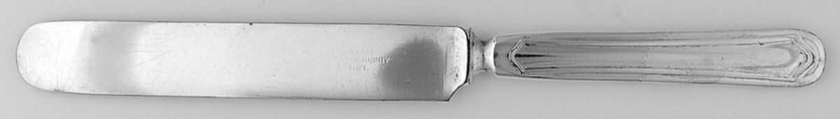 Vernon-Ashley (Silverplate, 1917) Blunt Solid Knife by Oneida Silver-1