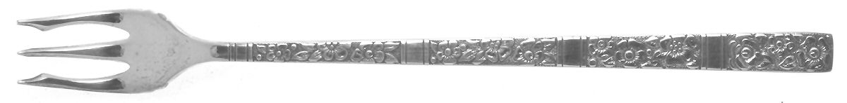 Venetian Garden (Silverplate, 1971) Cocktail/Seafood Fork by Oneida Silver-1