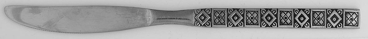 Vegas (Stainless) Modern Solid Knife by Oneida Silver-1
