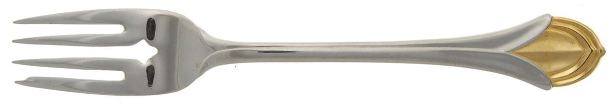 Venetian Gold (Stainless, Gold Accent) Individual Salad Fork by Oneida Silver-1