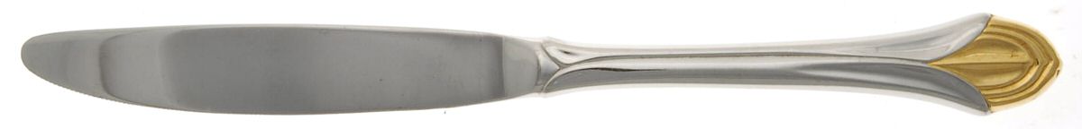 Venetian Gold (Stainless, Gold Accent) Modern Hollow Knife by Oneida Silver-1