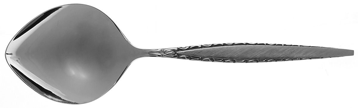 Venetia (Stainless) Solid Smooth Casserole Spoon by Oneida Silver-1