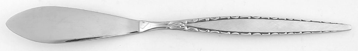 Venetia (Stainless) Flat Handle Master Butter Knife by Oneida Silver-1