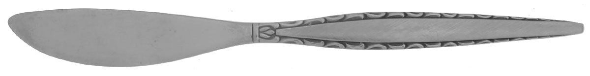 Venetia (Stainless) Flat Handle Butter Spreader by Oneida Silver-1