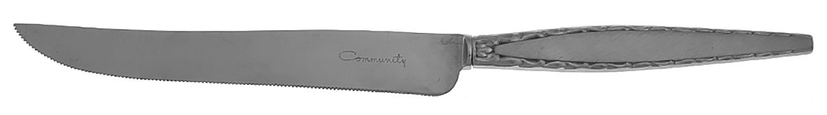 Venetia (Stainless) Large Stainless Blade Roast Carving Knife by Oneida Silver-1