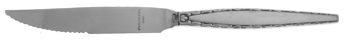 Venetia (Stainless) Steak Knife Individual Hollow, Serrate HC by Oneida Silver-1
