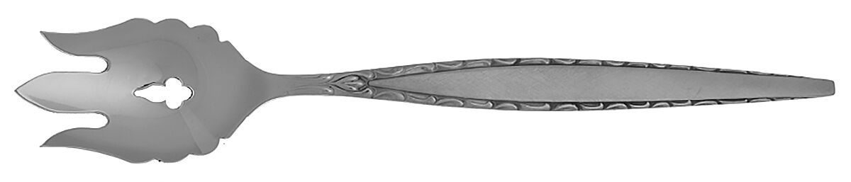 Venetia (Stainless) Vegetable Serving Fork Solid  HC by Oneida Silver-1