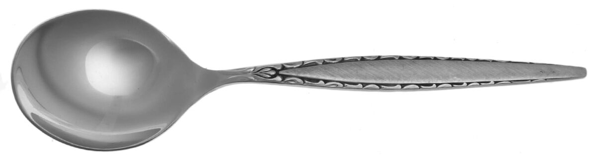Venetia (Stainless) Spoon-Soup/Round Bowl (B) HC by Oneida Silver-1