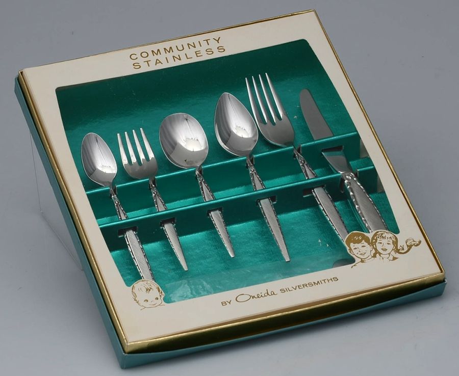Venetia (Stainless) (6 Pc) Child's Progress Set by Oneida Silver-1