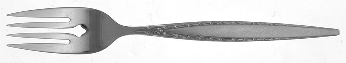 Venetia (Stainless) Individual Solid Fish Fork by Oneida Silver-1