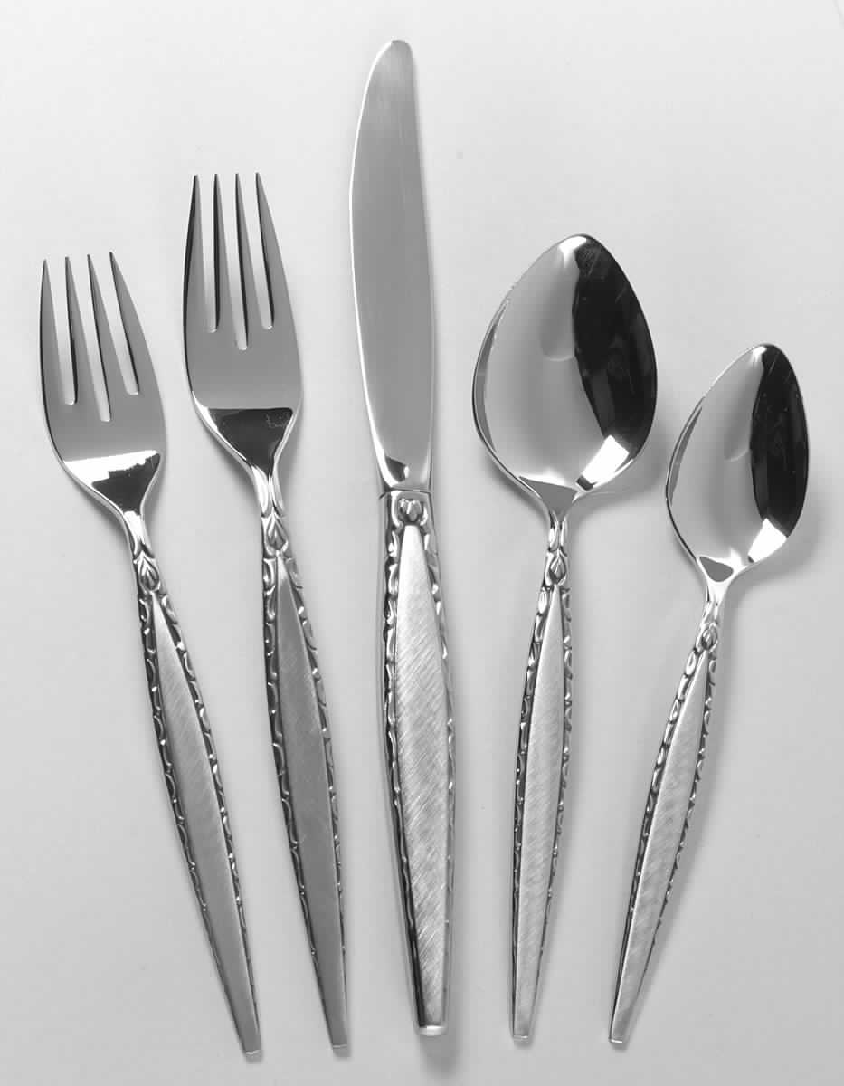 Venetia (Stainless) 5 Piece Place Setting by Oneida Silver-1