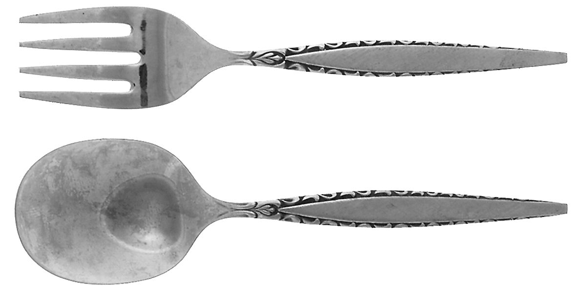 Venetia (Stainless) 2 Pc Baby Set (BF, BS) by Oneida Silver-1