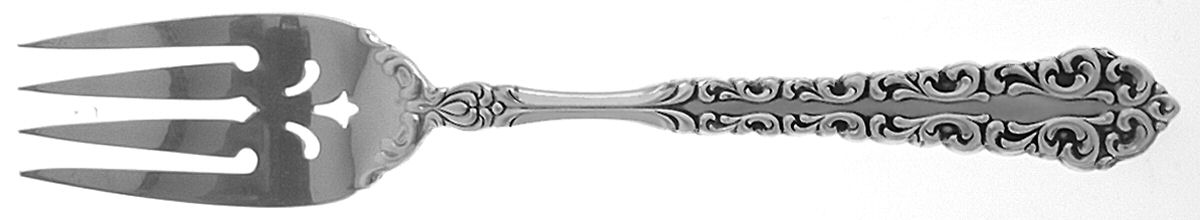 Venetian Scroll (Sterling, 1970) Individual Salad Fork by Oneida Silver-1