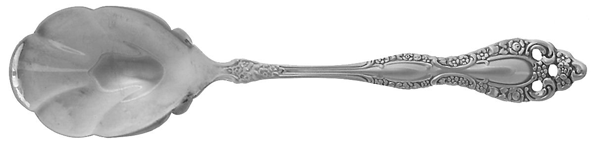 Victorian Classic (Silverplate, 1973) Sugar Shell Spoon by Oneida Silver-1