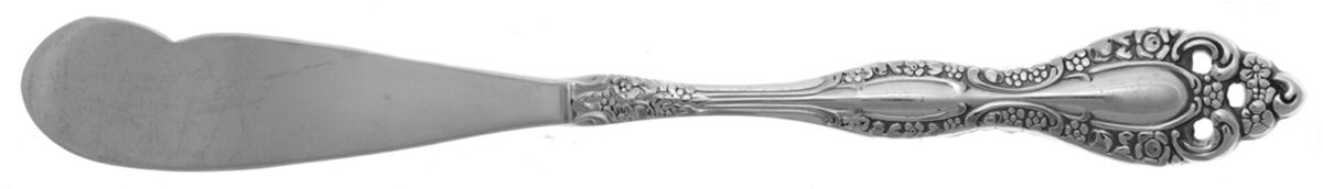 Victorian Classic (Silverplate, 1973) Flat Handle Butter Spreader by Oneida Silver-1