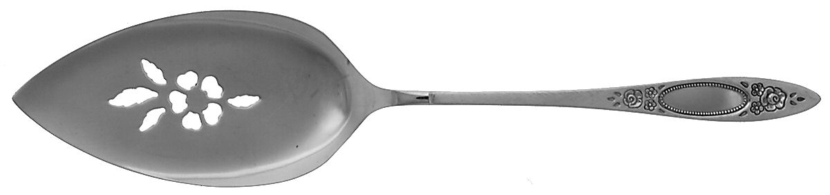Vignette (Stainless) Pierced All Stainless Pie Server by Oneida Silver-1