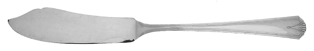 Viking (Silverplate, 1931) Flat Handle Master Butter Knife by Oneida Silver-1