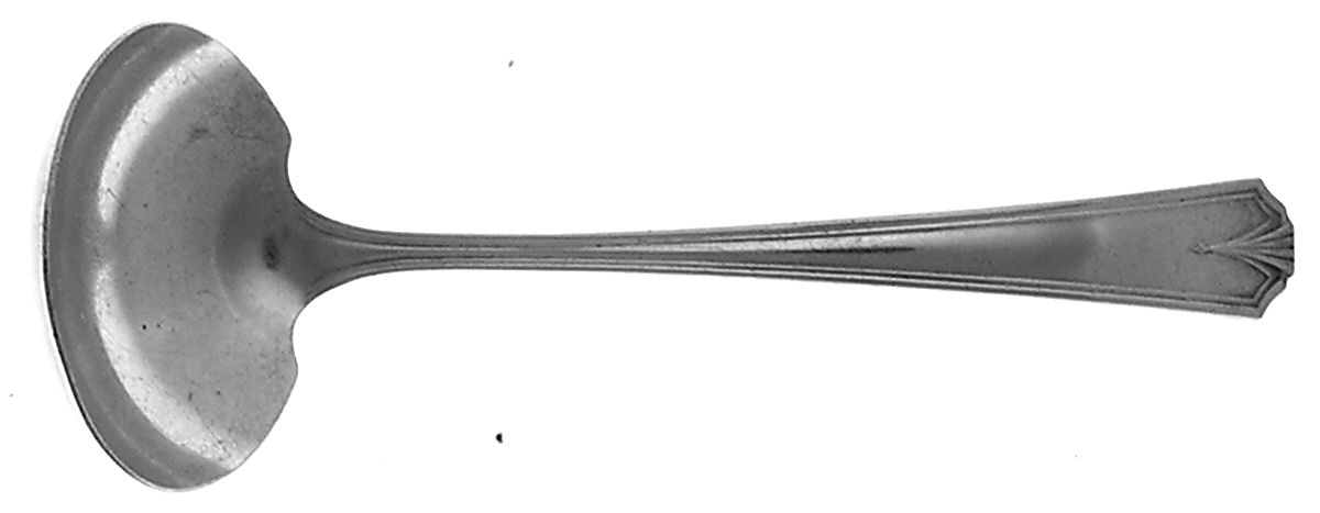 Viking (Silverplate, 1931) Solid Gravy Ladle by Oneida Silver-1