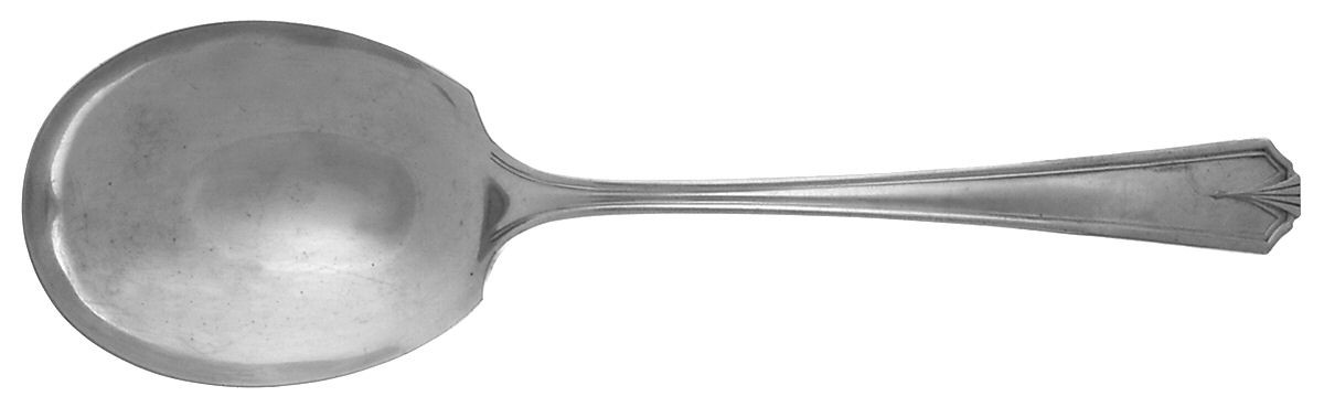 Viking (Silverplate, 1931) Solid Smooth Casserole Spoon by Oneida Silver-1