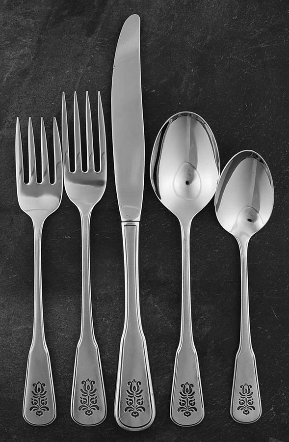 Village (Stainless) 5 Piece Place Setting by Oneida Silver-1