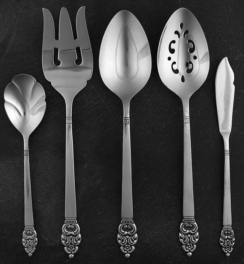 Vinland (Stainless) 5 Piece Hostess Set by Oneida Silver-1
