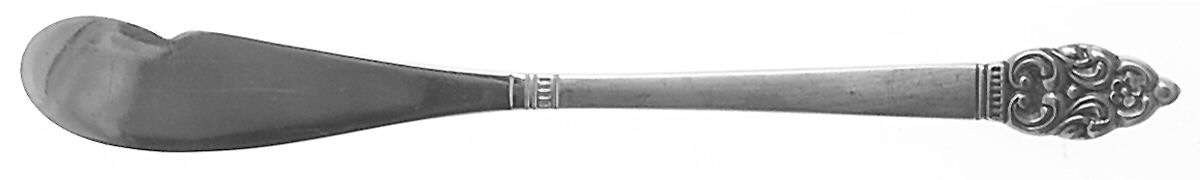 Vinland (Stainless) Flat Handle Butter Spreader by Oneida Silver-1