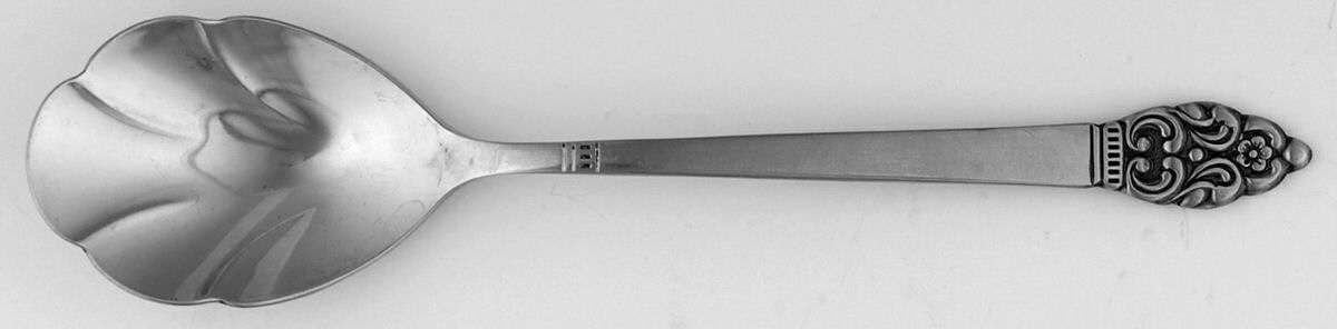 Vinland (Stainless) Sugar Shell Spoon by Oneida Silver-1