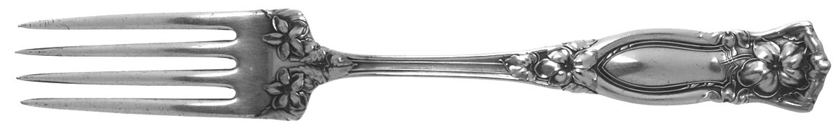 Violet (Silverplate, 1905-1912, 1881-Wm A Rogers) Fork by Oneida Silver-1
