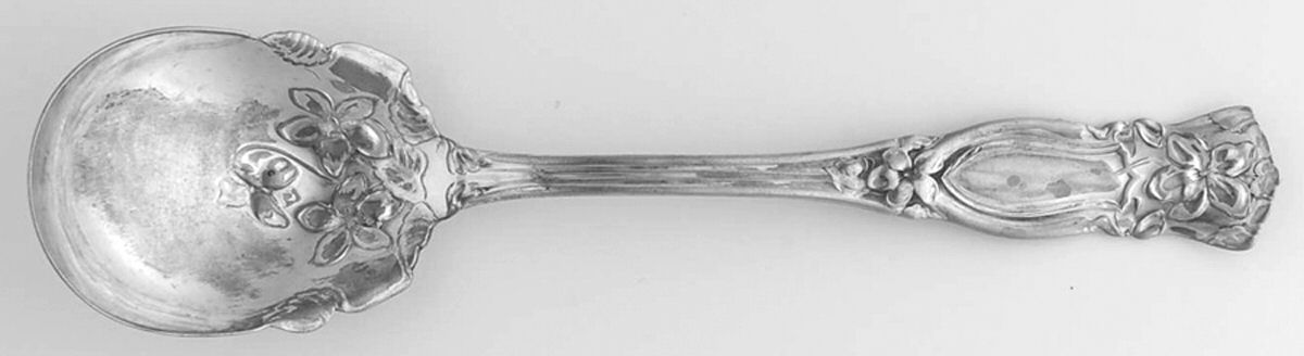 Violet (Silverplate, 1905-1912, 1881-Wm A Rogers) Sugar Spoon by Oneida Silver-1