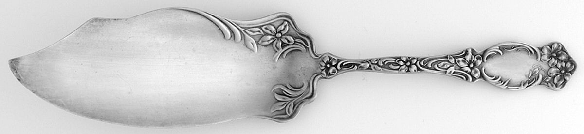 Violet (Slvp, 1905, SL & GH Rogers, No Monograms) Large Jelly Knife by Oneida Silver-1