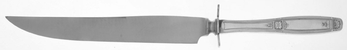 Virginian (Silverplate, 1929) Small Steak Carving Knife with Stainless Blade by Oneida Silver-1