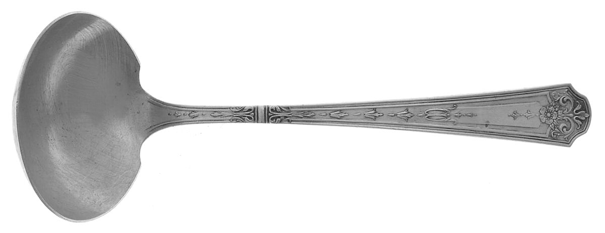 Virginia (Silverplate, 1925) Solid Gravy Ladle by Oneida Silver-1