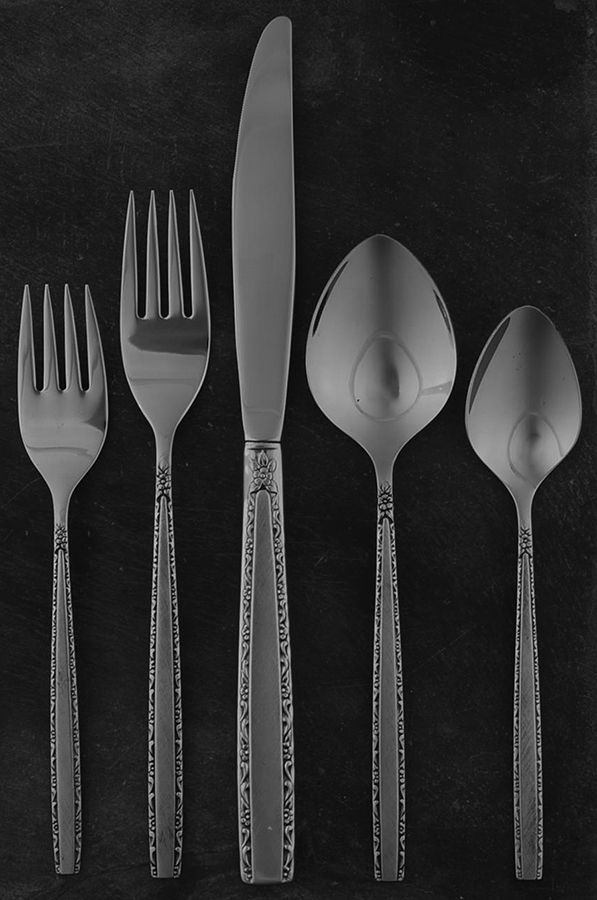 Via Roma (Stainless) 5 Piece Place Setting by Oneida Silver-1
