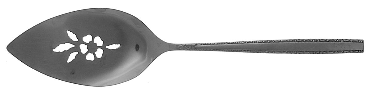 Via Roma (Stainless) Pierced All Stainless Pie Server by Oneida Silver-1