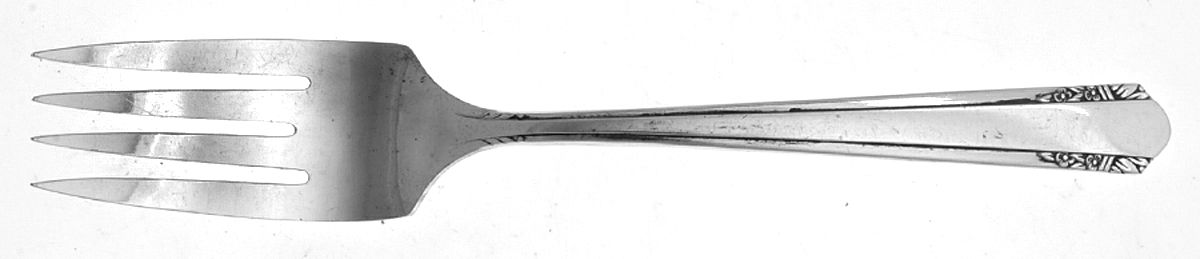 Vista (Silverplate, 1940) Individual Salad Fork by Oneida Silver-1