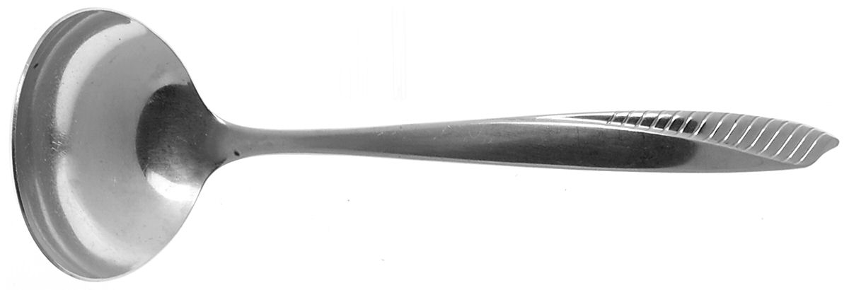 Vista (Stainless) Solid Gravy Ladle by Oneida Silver-1