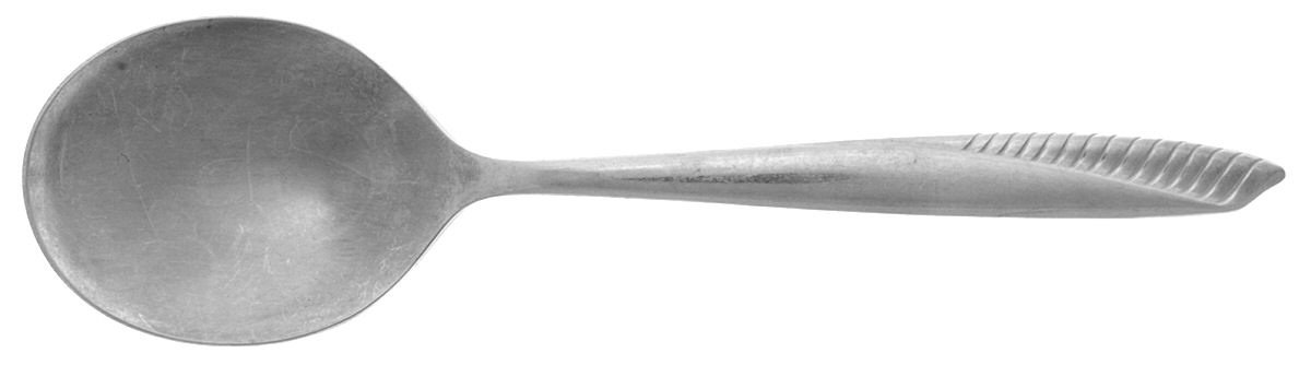 Vista (Stainless) Round Bowl Soup Spoon (Cream Soup) by Oneida Silver-1