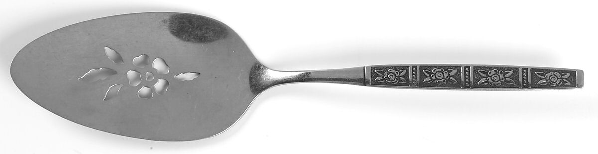 Vista (Stainless) Solid Pierced Pie Server by Oneida Silver-1