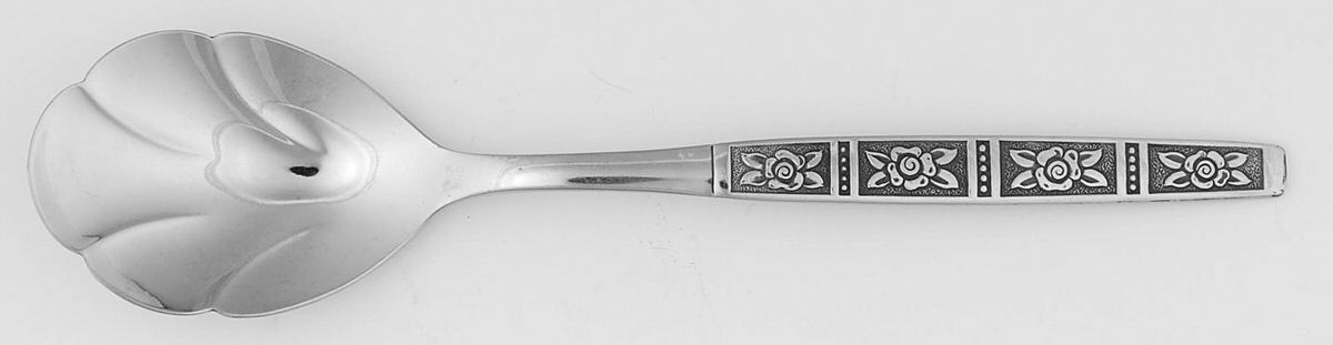Vista (Stainless) Sugar Shell Spoon by Oneida Silver-1
