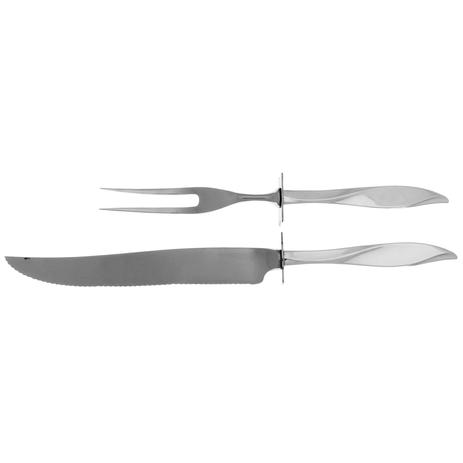 Vivant (Sterling, 1961) Small Stainless Blade 2-Piece Steak Carving Set by Oneida Silver-1