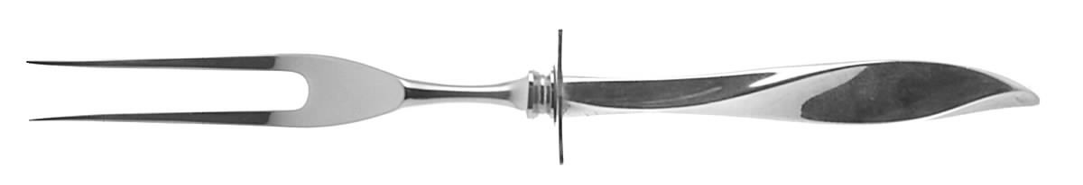 Vivant (Sterling, 1961) Small Steak Carving Fork with Stainless Prongs by Oneida Silver-1