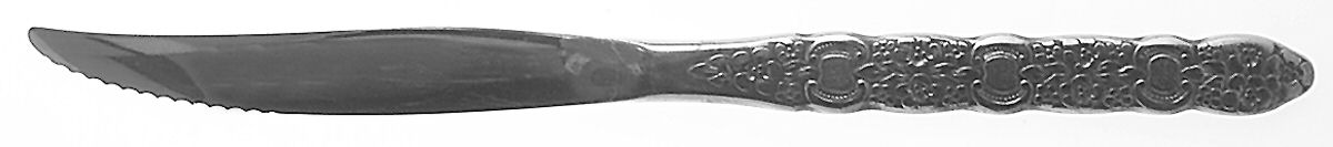 Viola-Voila (Stainless) Individual Solid Handle Steak Knife by Oneida Silver-1
