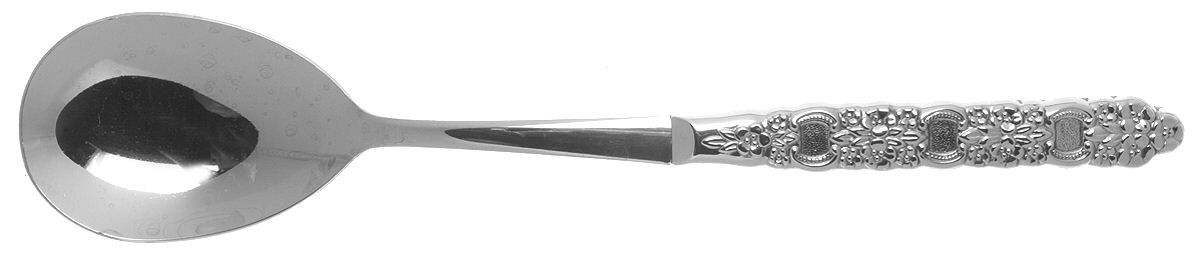 Viola-Voila (Stainless) Salad Servng Spoon with Stainless Bowl by Oneida Silver-1