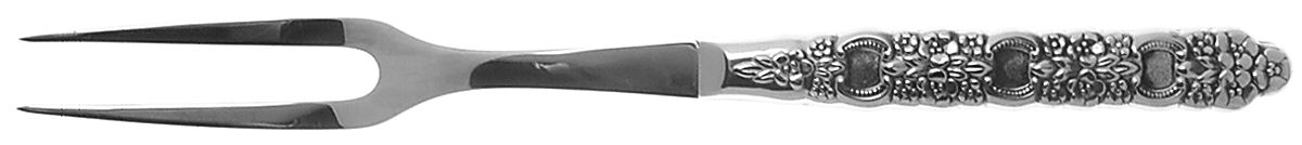 Viola-Voila (Stainless) Large Stainless-Prong Roast Carving Fork by Oneida Silver-1