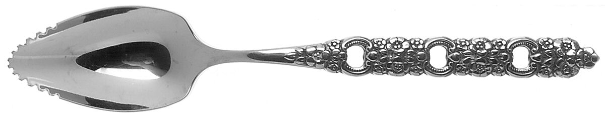 Viola-Voila (Stainless) Fruit/Orange Spoon by Oneida Silver-1
