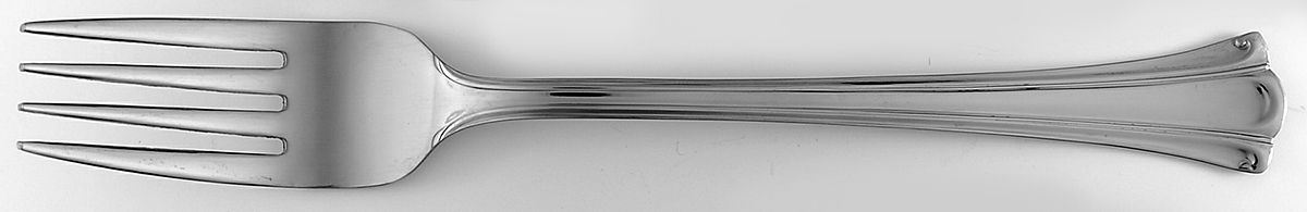 Voltaire (Stainless) Fork by Oneida Silver-1