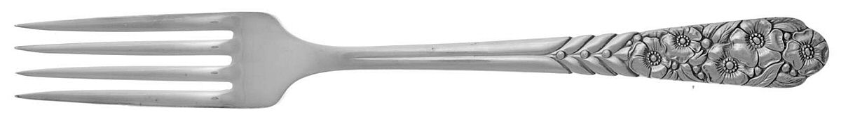 Ward Bouquet (Silverplate, 1936) Fork by Oneida Silver-1