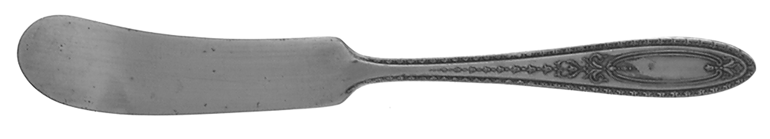 Wanda-Viennese (Silverplate, 1927) Flat Handle Butter Spreader by Oneida Silver-1