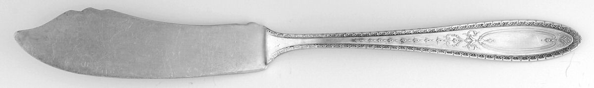 Wanda-Viennese (Silverplate, 1927) Flat Handle Master Butter Knife by Oneida Silver-1